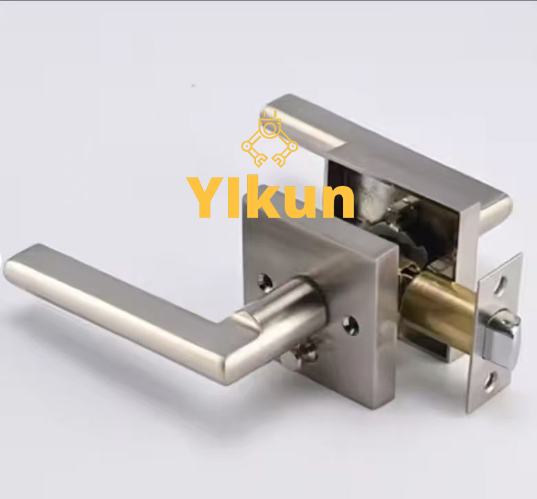 Wooden Bathroom Door Handle Lock for Bedroom and Hotel Use