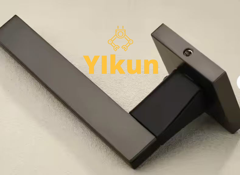Black Interior Door Lock Handle